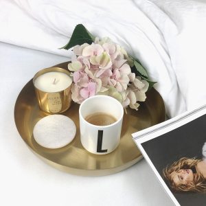 Gold Fever Tom Dixon Candle Bed Tray Flower Decoration Ideas on Lifetime-Pieces.com